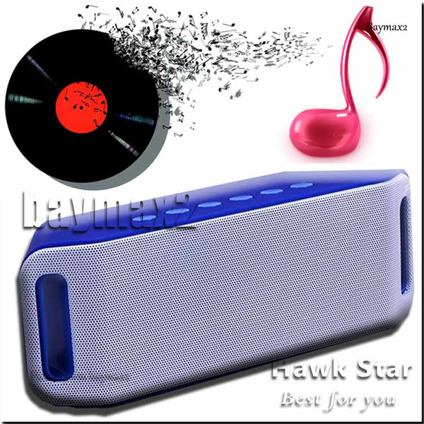 S204 Portable Bluetooth speaker For iPhone Galaxy iPad PC Tablet subwoofer sport outdoor home mini TF gift