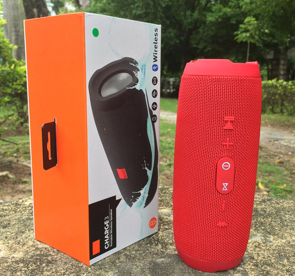 1PCS Charge3 Wireless Bluetooth Speaker HIFI Mini Subwoofer Portable Outdoor Bluetooth Speaker Sports Speaker for iphone 6/7/8/X/Xmax JBL