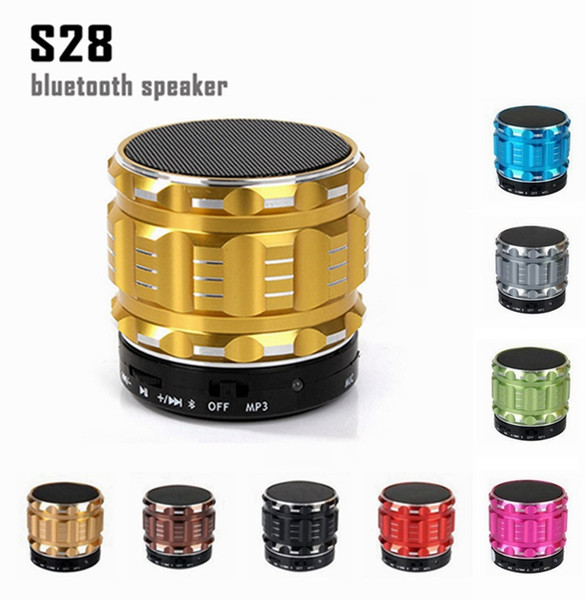 Portable Wireless Bluetooth Speaker S28 with Built in Mic TF Card Handsfree Mini Speaker with Retail Box