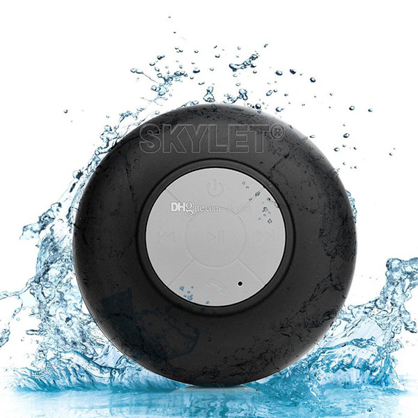 Bluetooth Speaker Waterproof Wireless Shower Handsfree Mic Suction Chuck Speaker Car Speaker Portable mini MP3 Super Bass Call Receive