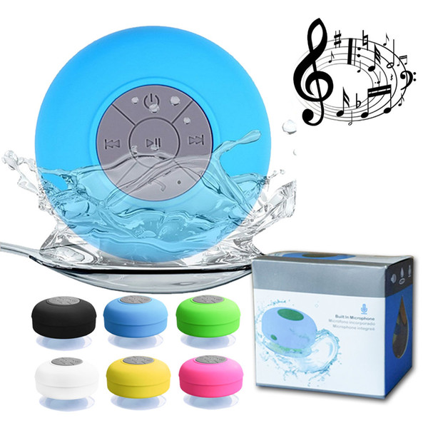 Waterproof Wireless Bluetooth Speaker Mini Subwoofer Shower speakers Car Handsfree Receive Call Music Suction Mic For smartphones