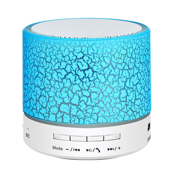 Wireless color light bluetooth speaker mini smart USB card PC portable home subwoofer mini mini speaker free shipping