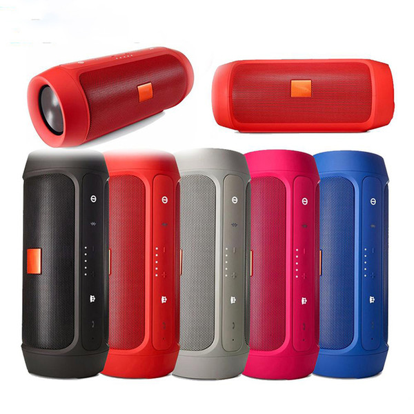 Bluetooth Wireless Speakers Universal Portable Charge2+ IPX5 WaterProof bluetooth Speaker With Power Bank 2400mAh For Smartphones