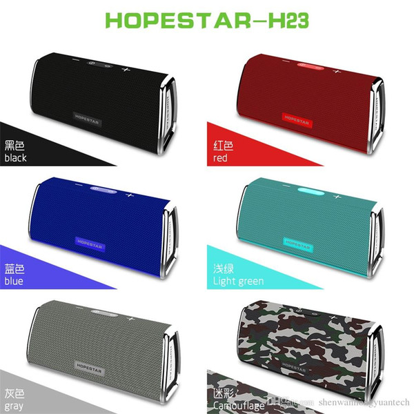 HOPESTAR H23 Wireless portable mini speaker Bluetooth Speaker Outdoor Bass Effect with USB AUX FM Mobile Creative Gift Subwoofer Music Enthu