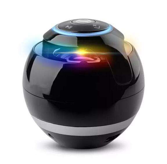 Magic Ball Wireless Portable Bluetooth Speakers with Subwoofer Mini Round Hi-Fi Speaker Indoor Outdoor for iPhone iPad