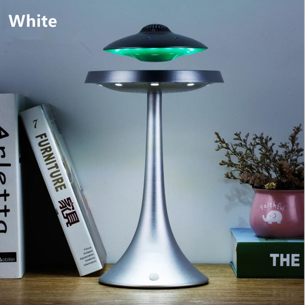 Levitation LED table lamp with UFO Bluetooth speaker magnet floating speaker with RGB light for hotel