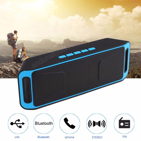 Mini SC208 Bluetooth 4.0 Wireless Speaker TF SD Card USB FM-radio Dual Bluetooth Speaker Bass Sound Subwoofer Speakers