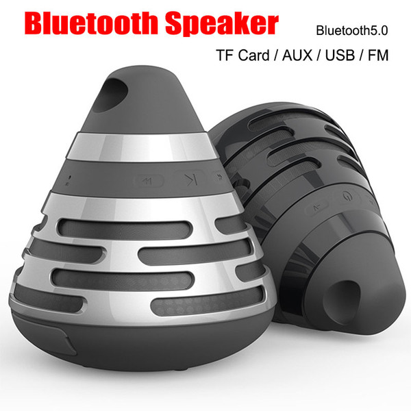 New Pyramid Cone Gift Wireless Bluetooth Speakers BS06 Portable Stereo Sound Subwoofer BS-06 USB/TF card FM Radio Hands free MP3 Player