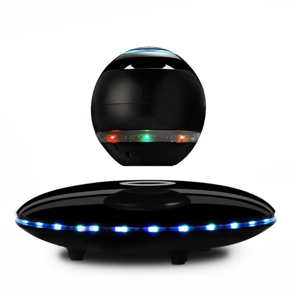 LED Portable Magnetic Levitating Floating Bluetooth Speaker Magnetic suspension wireless for smart phones