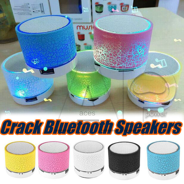 Bluetooth Speakers LED A9 S10 Wireless speaker hands Portable Mini loudspeaker free TF USB FM Support sd card PC with Mic