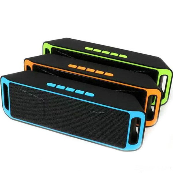 SC-208 Bluetooth Music Wireless Speaker A2DP Stereo Player Megabass Speaker Handsfree TF Card AUX 3.5mm With Retail Package OM-208