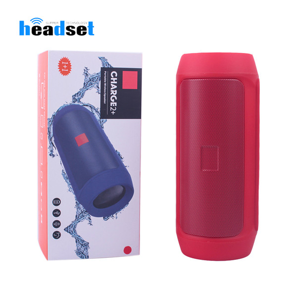 universal Portable bluetooth Wireless Speakers Charge2+ IPX5 WaterProof bluetooth speaker with power bank 2400mAh for smartphones