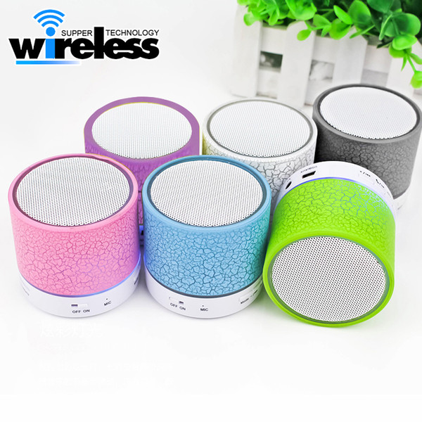 A9 Bluetooth Speaker Mini Wireless Loudspeaker Crack LED TF USB Subwoofer bluetooth Speakers mp3 stereo audio music player