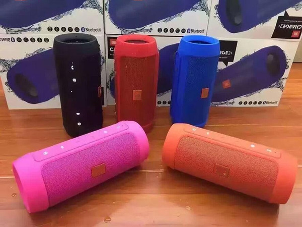 HOT SELL Amazing sound Charge 2+ Bluetooth Outdoor speaker phone call Mini Speaker Waterproof Bluetooth Speakers Can Be Used As Power Bank