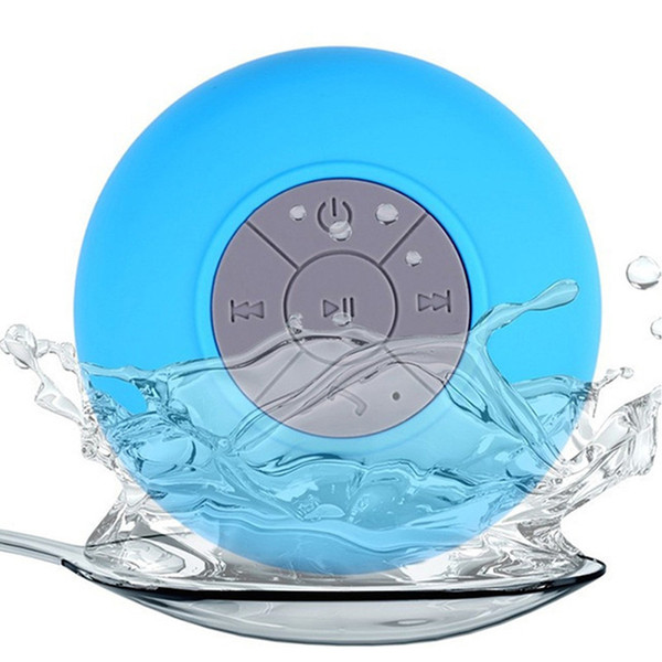 Mini Portable Subwoofer Shower Waterproof Wireless Bluetooth Speaker Car Handsfree Receive Call Music Suction Mic For iPhone Samsung