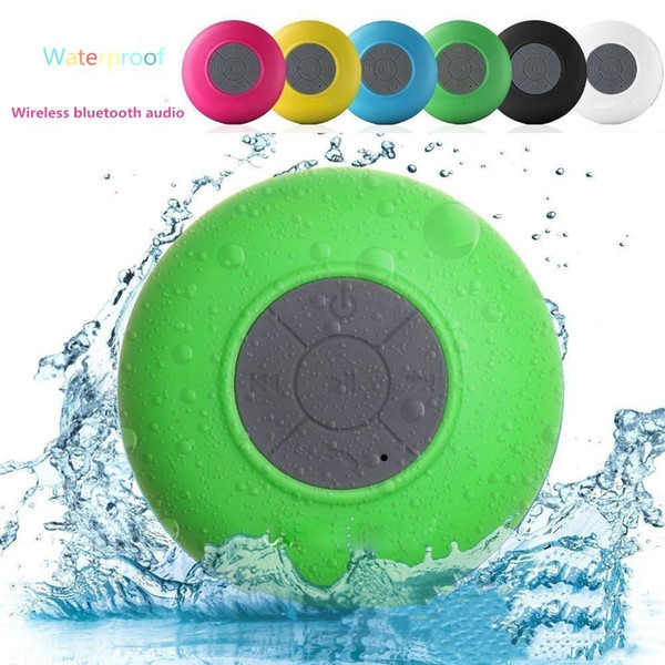 Wireless Bluetooth Speaker Subwoofer Shower Waterproof Car Handsfree Call Music Suction Mic For IOS Android Phone