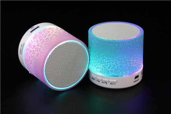 Mini Speaker Bluetooth LED Colored Flash A9 Handsfree Wireless Stereo Speaker FM Radio TF Card Subwoofer music usb player lapto