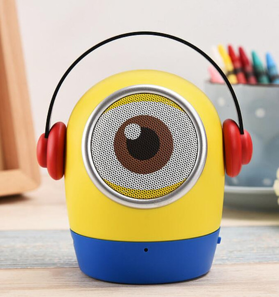 Cute Bluetooth Speakers Mini Minions Portable Stereo Handfree Wireless Speaker with Mic Christmas Sleigh Elk Deer USB MP3 Player