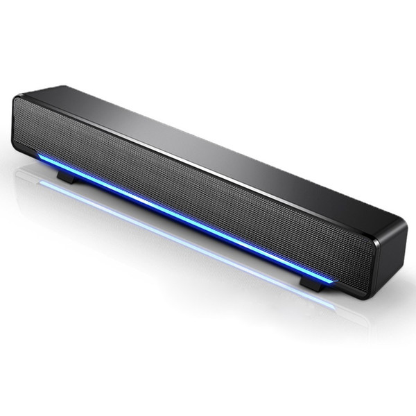 USB Wired Speaker Soundbox Soundbar Stereo Subwoofer Music Player Portable Loundspeakers Bass Sound Box For Home TV Desktop Computer Smartph