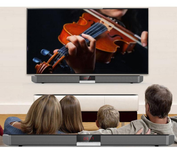 Cyberstore Bluetooth Sound Bar for TV Bass Dual Wireless Soundbar Home Theater Surround Sound Audio Speakers With Subwoofer