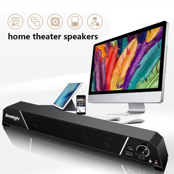 Smalody Computer Speaker home theater speakers Subwoofer High Quality Sound wire speakers with retail packing free shipping
