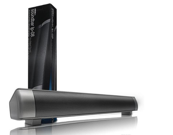 New LP-08 Bluetooth Wireless Sound Bars Smart Descktop USB Speakers Subwoofer Computer Bass Stereo Hifi TF Card With Mic 3 colors