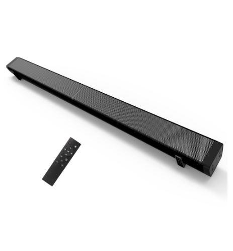 V4041US US Plug LP-09 Sound Bar Subwoof Bluetooth Speaker Home TV Echo Wall Soundbar Wall-mounted Remote Control U-disk Plugging Speaker