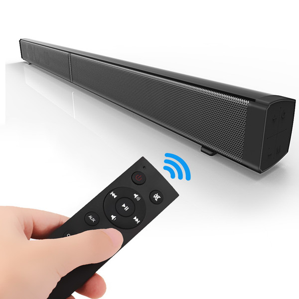 2018-LP-09 Sound Bar Subwoof Bluetooth Speaker Home TV Echo Wall Soundbar U-disk Plugging Speaker Wall-mounted Remote Control