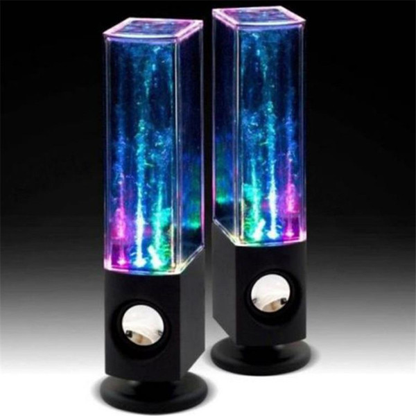 New LED light dance water music fountain lamp high fidelity speaker for PC laptop phone table stereo water dance speaker