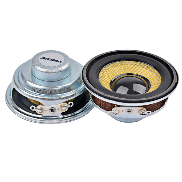 2Pcs 52mm Mini Audio Portable Speakers 8W Waterproof Glassfiber Full Range Bluetooth Speaker DIY For Home Theater