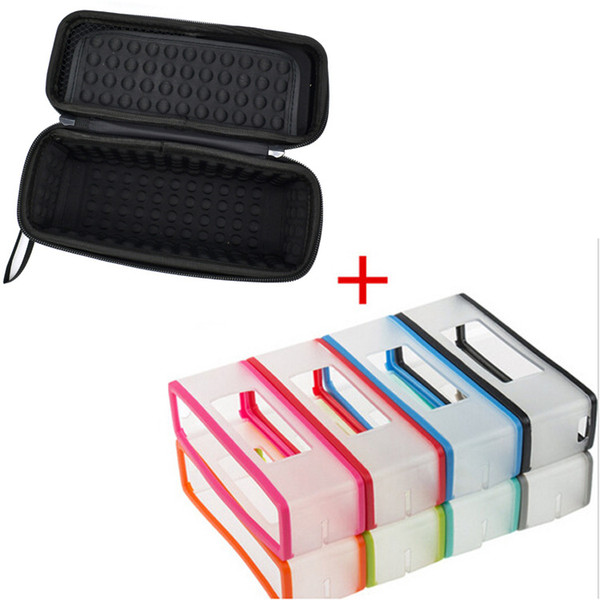 2 in 1 Bag/Case Cover For Bose Soundlink Mini 1/2 Bluetooth Speaker Hard EVA Travel Carry Storage Box + Soft Silicone TPU Case