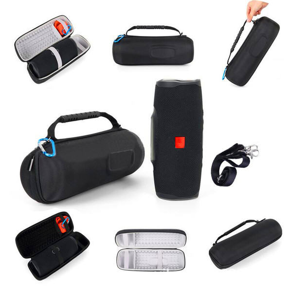 EVA Carry Storage Silicone Cases Pouch Bags Portable Zipper Carry Holder Boxs For JBL Charge 4 Bluetooth Wireless Speaker High Quality Cover