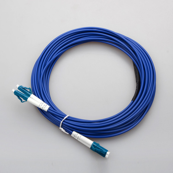 Fiber Optic Patch Cord Armored Single mode SM LC 9/125 20 metre fiber optic patch cord factory Customize FC LC connector length