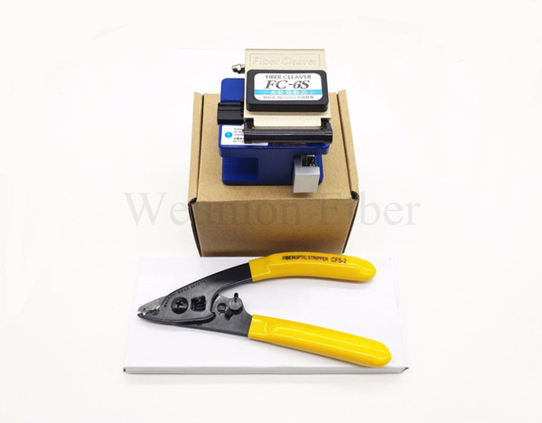 FC-6S Fiber Optical Cleaver Precision Cleaver Cutting Tool CFS-2 Fiber Stripper