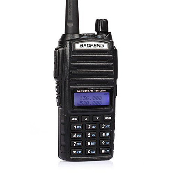 BAOFENG UV-82 VHF UHF Dual Band 136-174/400-520MHz 2-PTT 5W Two Way Radio Free Shipping by DHL