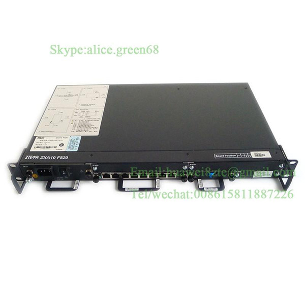 Z TE ZXA10 F820 8FE EPON ONU with 8 ethernet ports optical network terminal FTTB or FTTC.