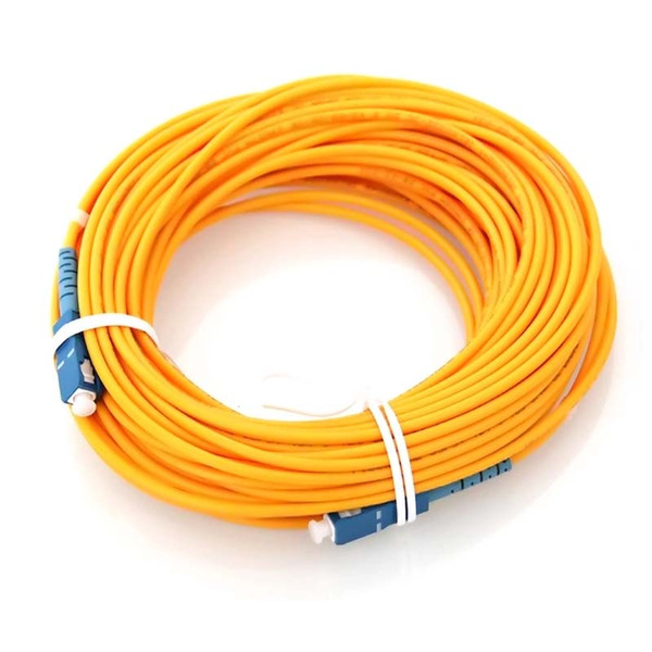 Factory direct SC/UPC-SC/UPC fiber connectors patchcord Optical fiber jumper to FTTH single mode Simplex 0.5-30 meters