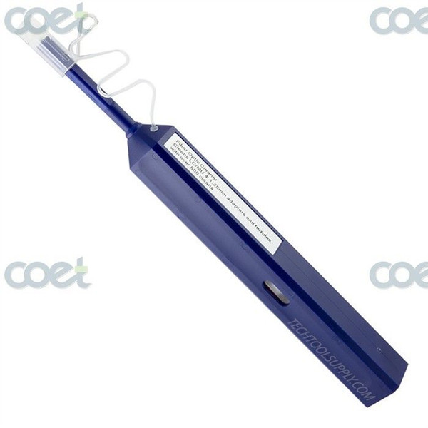 Fiber Cleaner 1.25mm 800 times One-Click Fiber Optic Connector Cleaner Pen for LC MU Connector Bule color