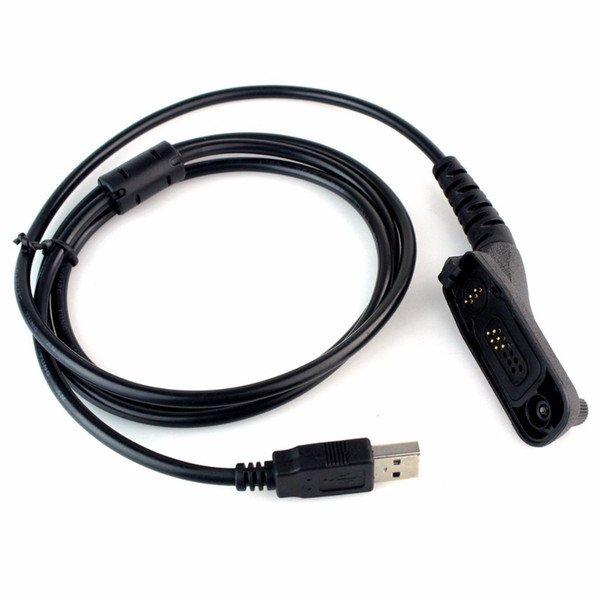 Wholesale-Brand New USB Programming Cable for Motorola Radio XPR-6580 XiR DGP-4150 DP-3400 APX-4000 Walkie Talkie