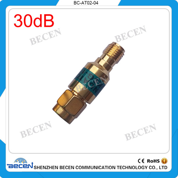 2W SMA rf attenuator DC-6GHz 30db