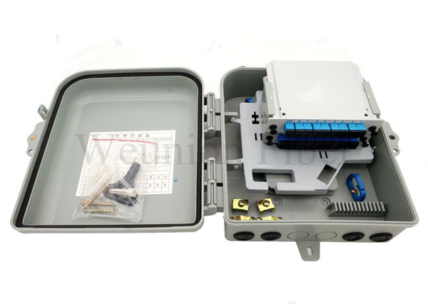 Optic Fiber Distribution Box ODB 1*8 PlC Splitter and Fiber Splice Tray Weunion