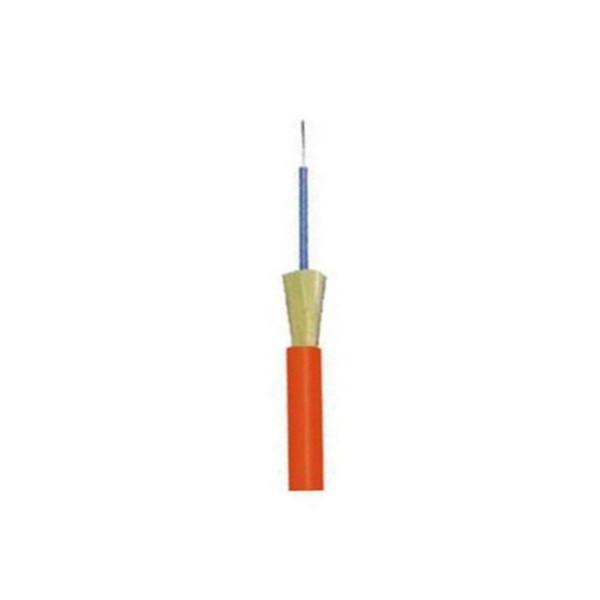 Optical fiber Cable for indoor use Multimode 50/125 OM2 simplex 3mm 2KM yellow PVC jacket Free Shipping