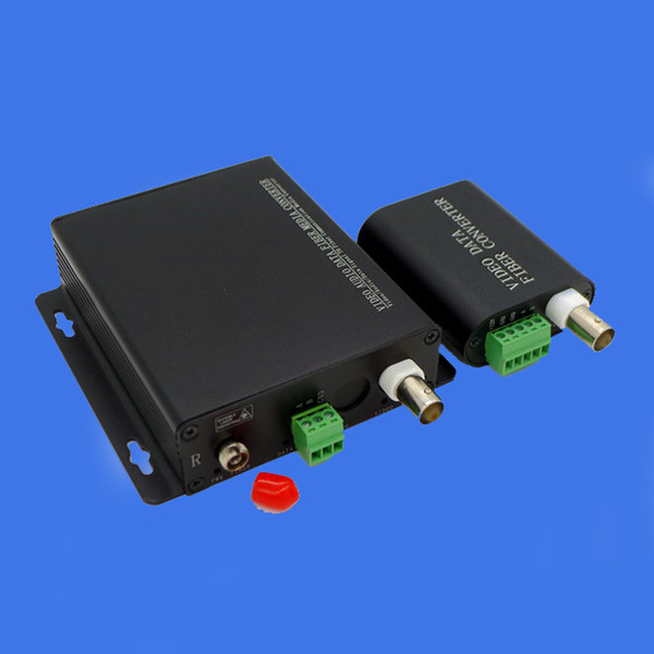 Transceiver for Video RS232, Mini Video+ RS232 to Optic Media Converter, Video+ RS232 over Fiber Transceiver; Video Fiber Optic Transceiver