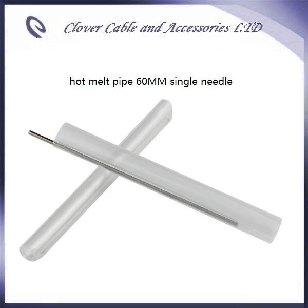 Hot Sale and Free Shipping 100PCS optical fiber heat shrinkable tube 60mm fiber cable hot melt pipe with single needle