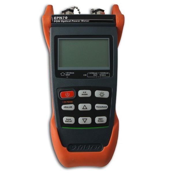 EPN70 Tribrer English Version Handheld BPON/EPON/GPON PON Fiber Optical Power Meter 1310 nm, 1490 nm , 1550 nm