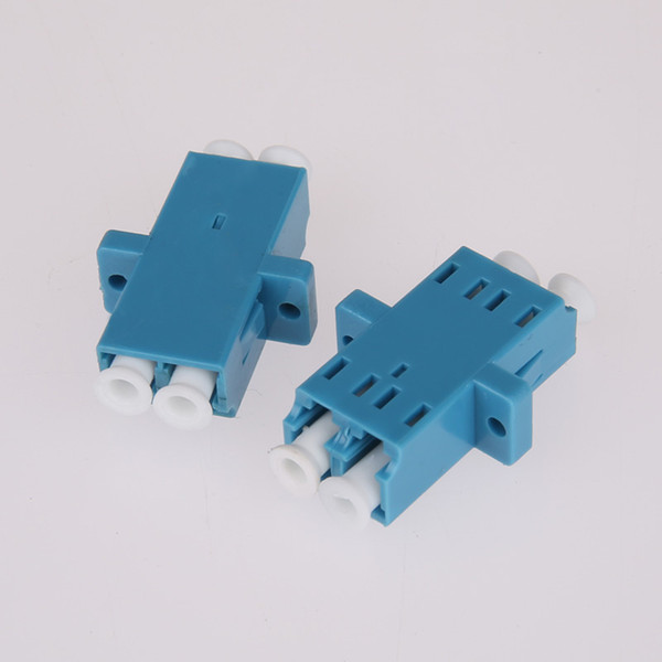 10PCS/bag LC to LC Duplex mode Fiber optic Adapter Optical fiber coupler flange connector