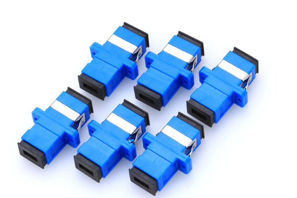 50pcs/lot SC/UPC Adaptor New SC Fiber Optic Adapter SC Flange Coupler Fiber Coupler For Digital Communications