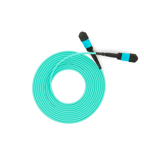 5 PCS/ Lot OM3 MPO-MPO 8 Core Fiber Optic Patch Cord Cable 10GB 50/125 Multimode Fiber Optic Cable 3M