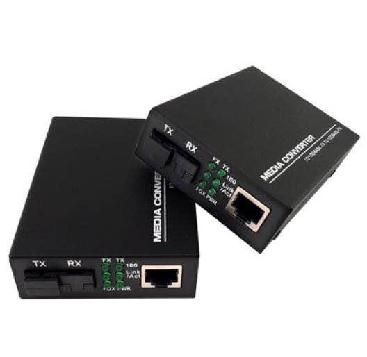 1pair 10/100/1000 Gigas Mbps Singlemode Dual Fiber Media Converter 20KM Fiber Optic Media Converter 1 port RJ45 sc connector