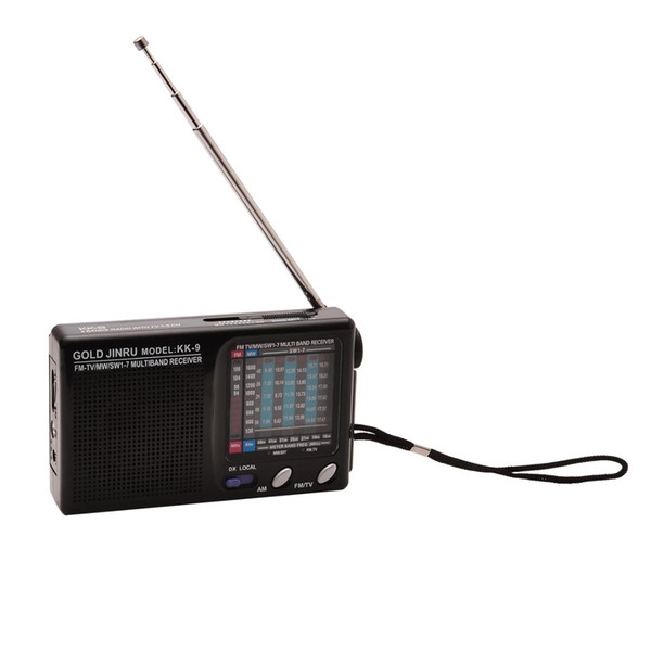 Portable Full World Band FM Stereo/MW/SW Radio Receiver Alarm Clock